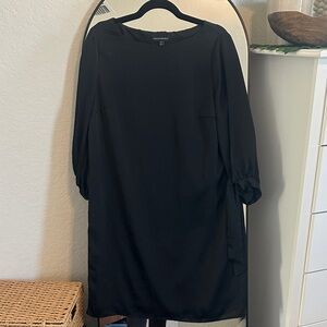 Banana Republic Elegant Black Long Sleeve Dress